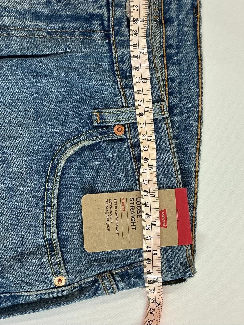Classic Blue Men’s Straight-Leg Jeans